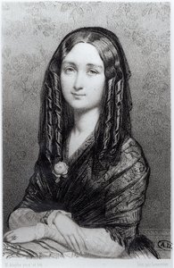 Portret Louise Colet (1810-76) 1844